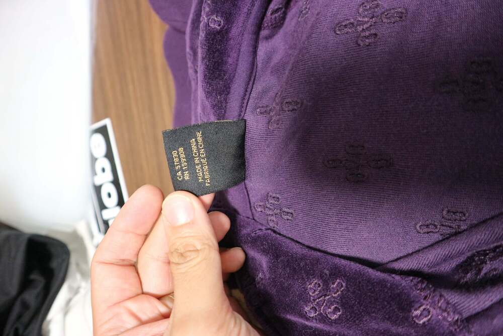 OVO Monogram Velour Track Jacket in Purple SS22 Mens Large - Picture 8 of 8